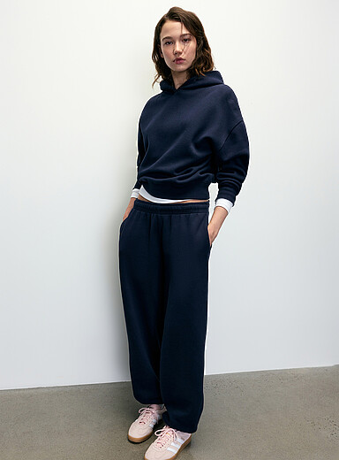 Fleece hoodie <b>Relaxed fit</b>