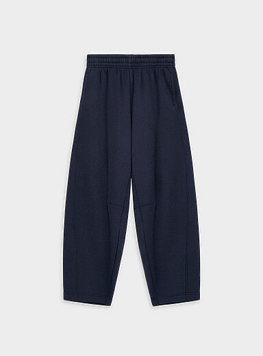 Twik: Le pantalon molleton jambe ballon Bleu fonc&eacute; - Indigo pour femme