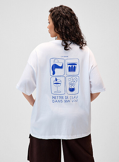 Twik White Eau dans son vin T-shirt <b>Women in the Studio Collection</b> for women