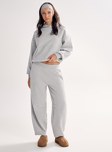 Miiyu x Twik: Le kangourou ample uni Gris pour femme