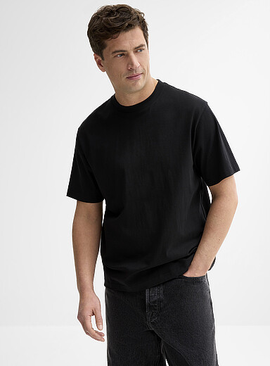 Organic cotton jersey T-shirt <b>Boxy fit</b>