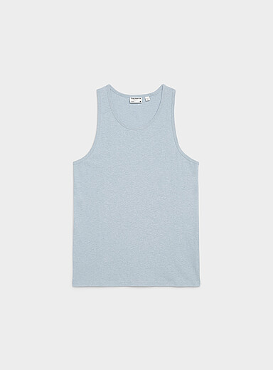 Hemp and organic cotton tank <b>Slim fit</b>