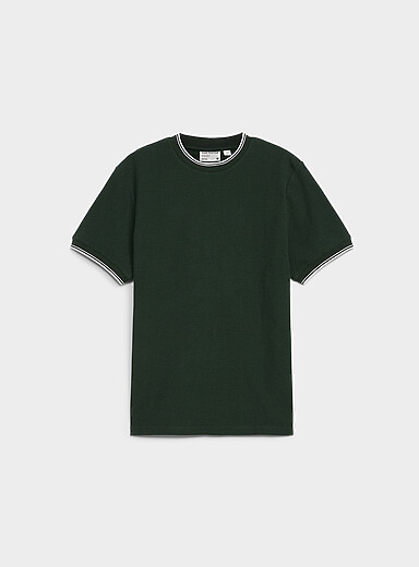 Micro-waffle T-shirt <b>Slim fit</b>