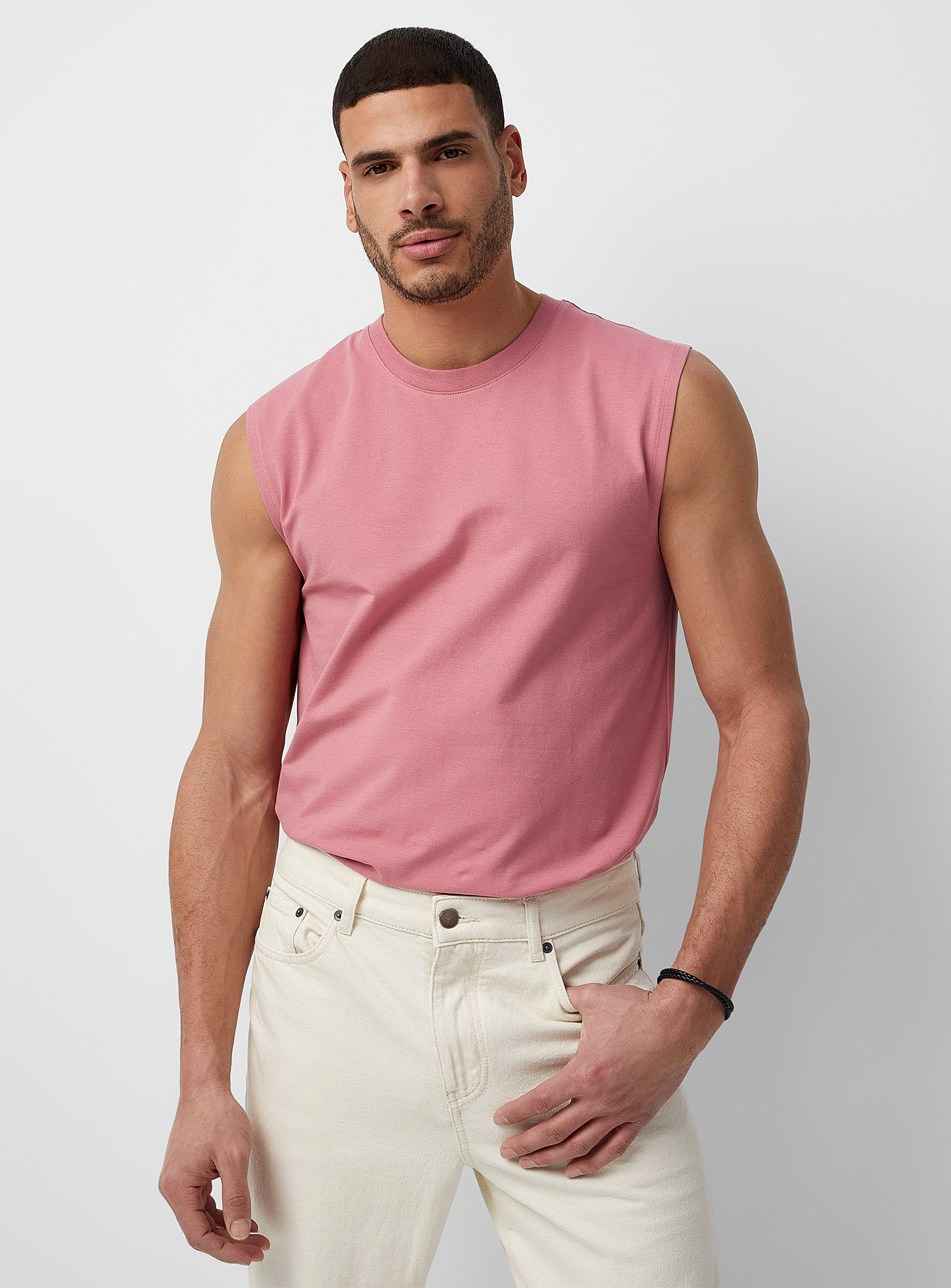 Le 31 Sleeveless T-shirt In Pink