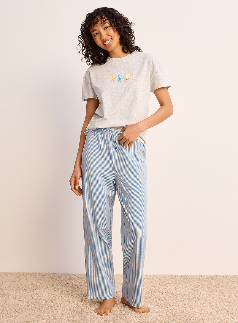 Straight-Leg Stretch Pyjama Pant