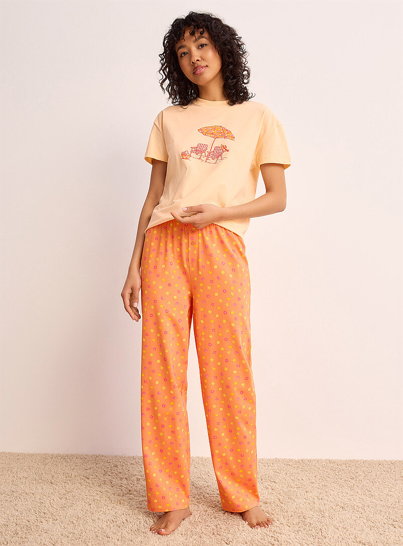 Straight-Leg Stretch Pyjama Pant