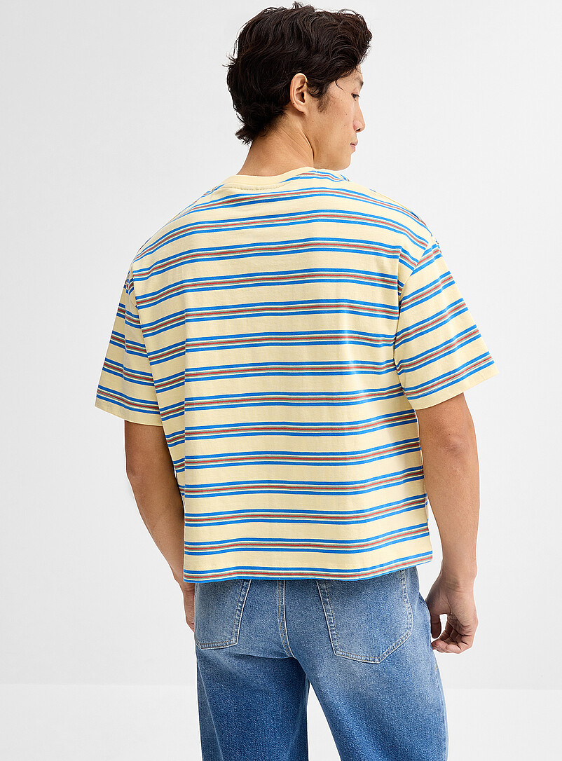 Mixed stripe T-shirt Oversized fit product image 2