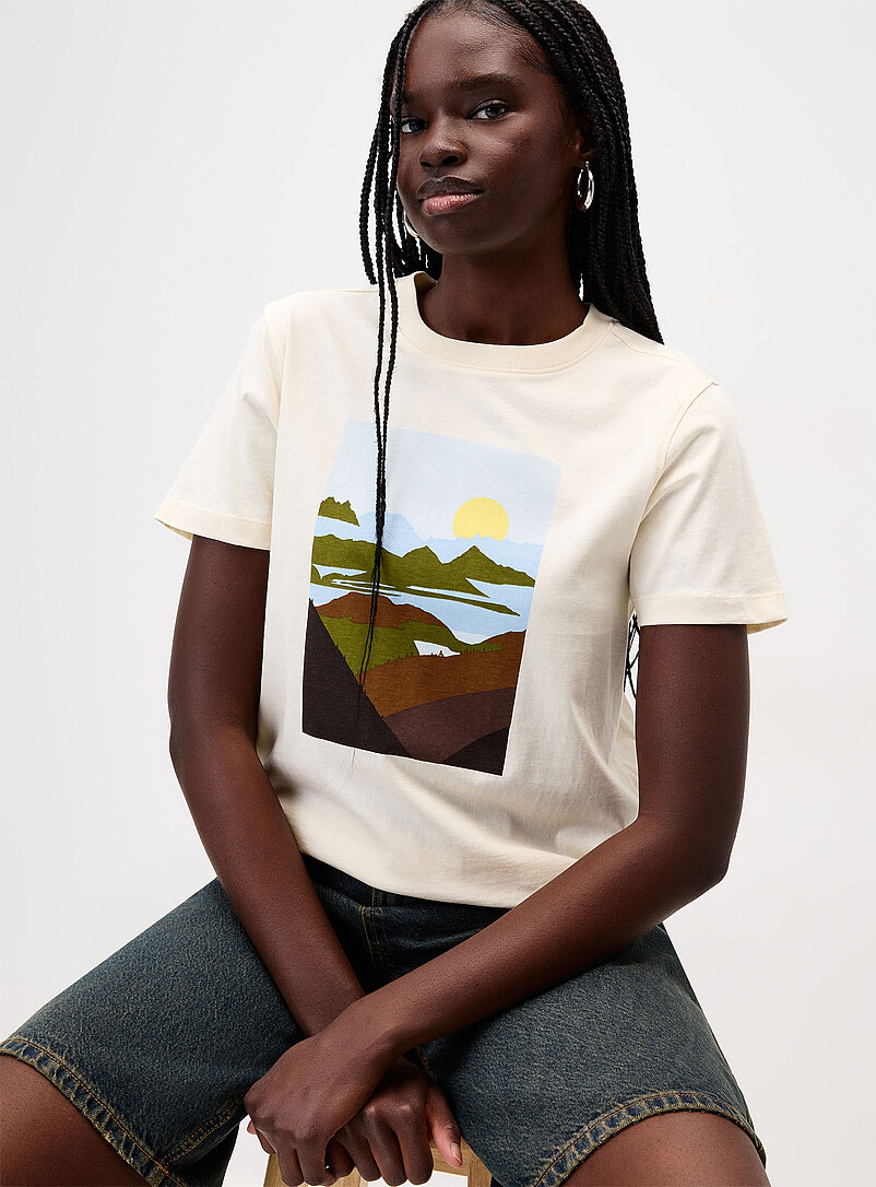 Printed Tee Relaxed Fit