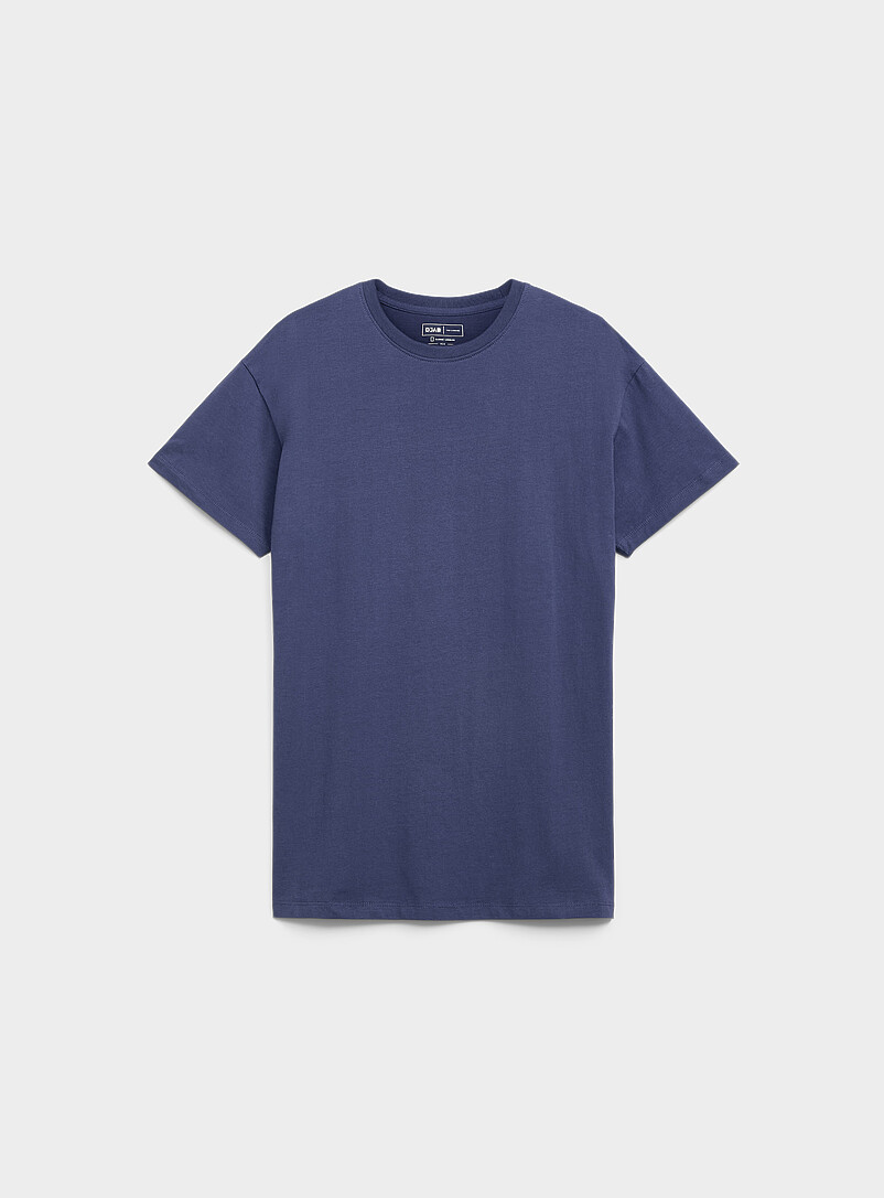 Organic Cotton Crew-Neck T-Shirt Djab 101 Longline Fit