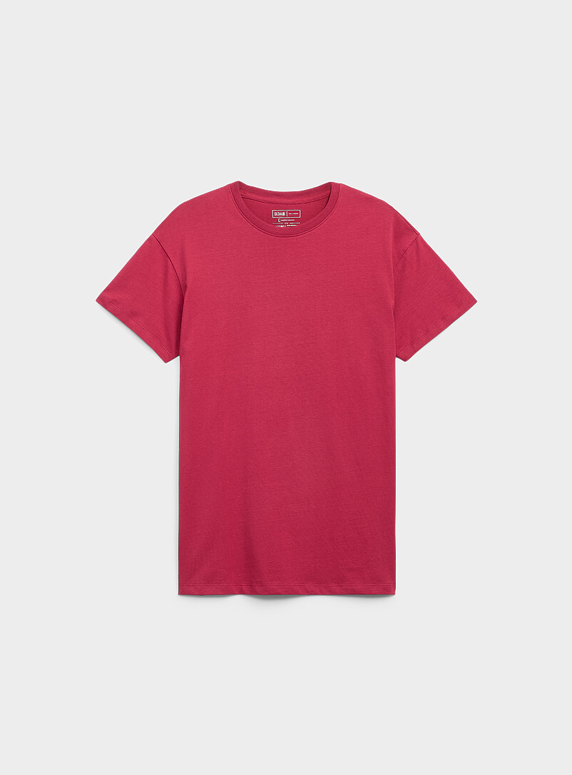 Organic Cotton Crew-Neck T-Shirt Djab 101 Longline Fit