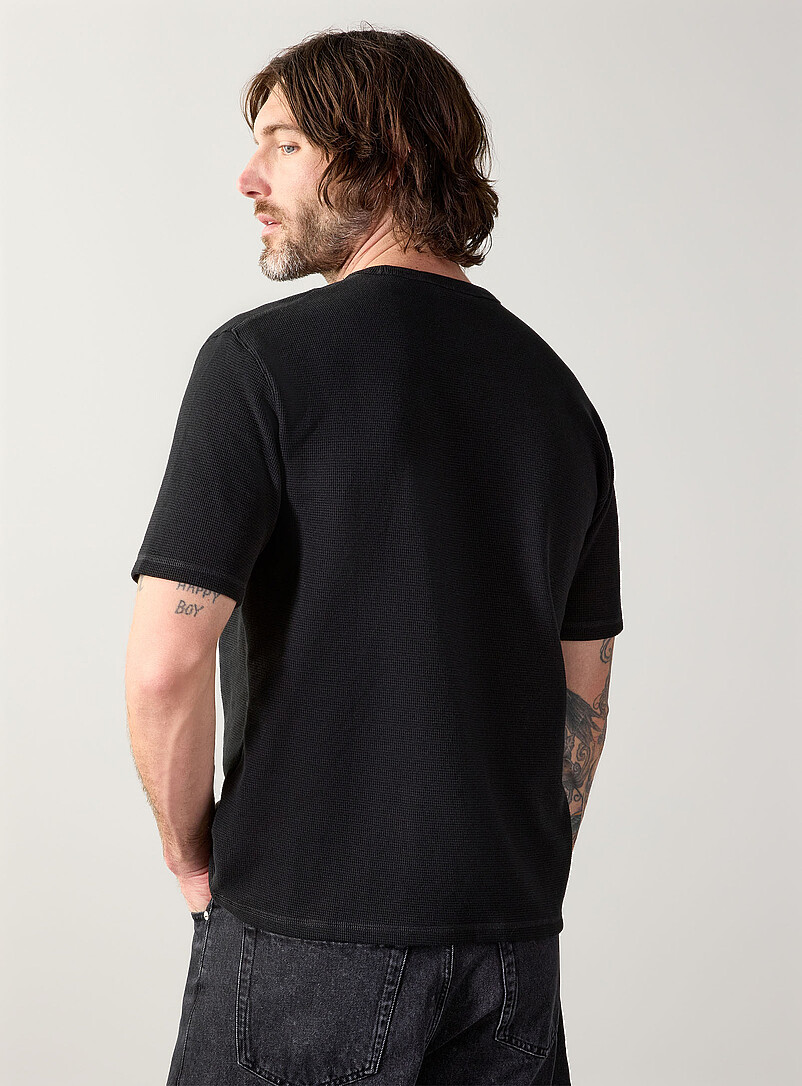 Micro-waffle T-shirt Comfort fit product image 3