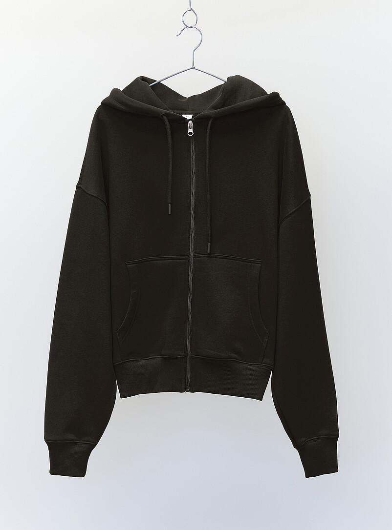 Zip-Up Fleece Hoodie Relaxed Fit