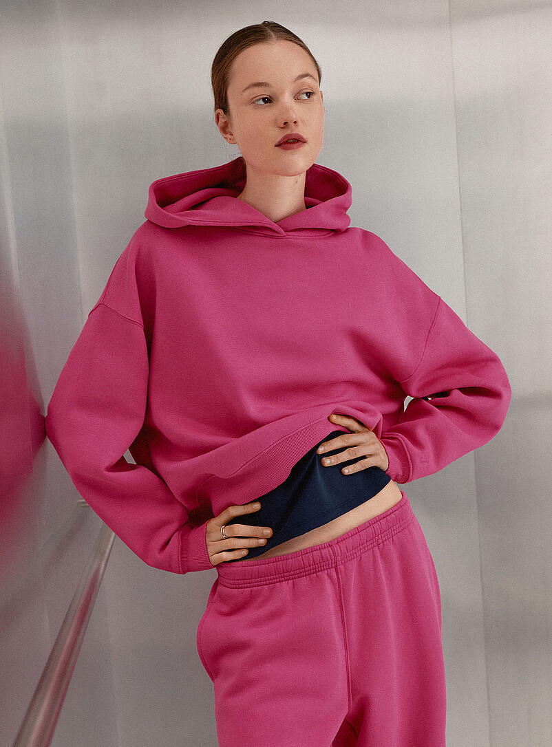 Fleece hoodie Relaxed fit product image (primary)