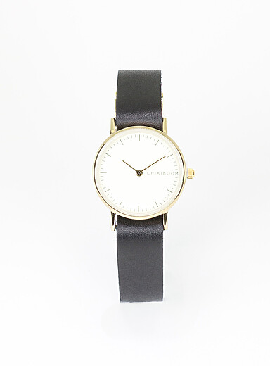 26 mm gold case watch Women