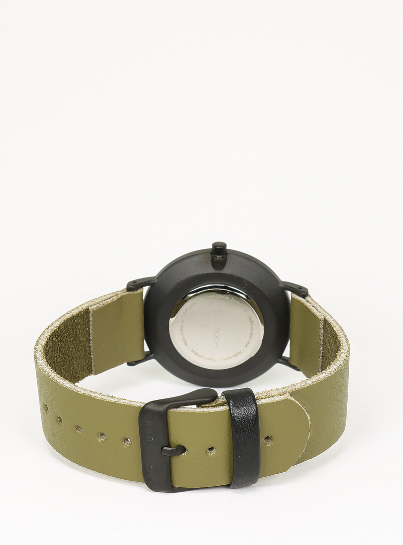 Chikiboom: La montre bo&icirc;tier 36 mm Homme Kaki - Sauge - Olive