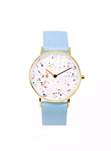 La montre bo&icirc;tier terrazzo 36 mm Femme