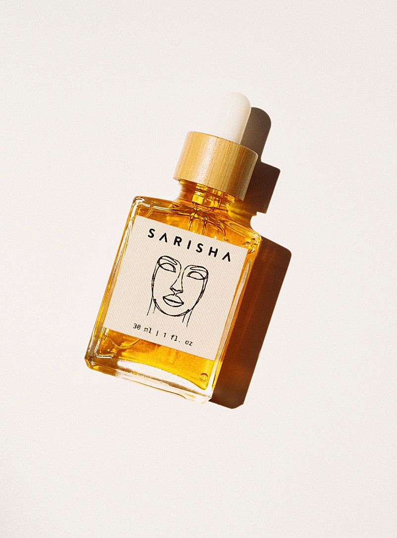Sarisha Beauty: L'huile de brillance Déesse dorée Jaune or