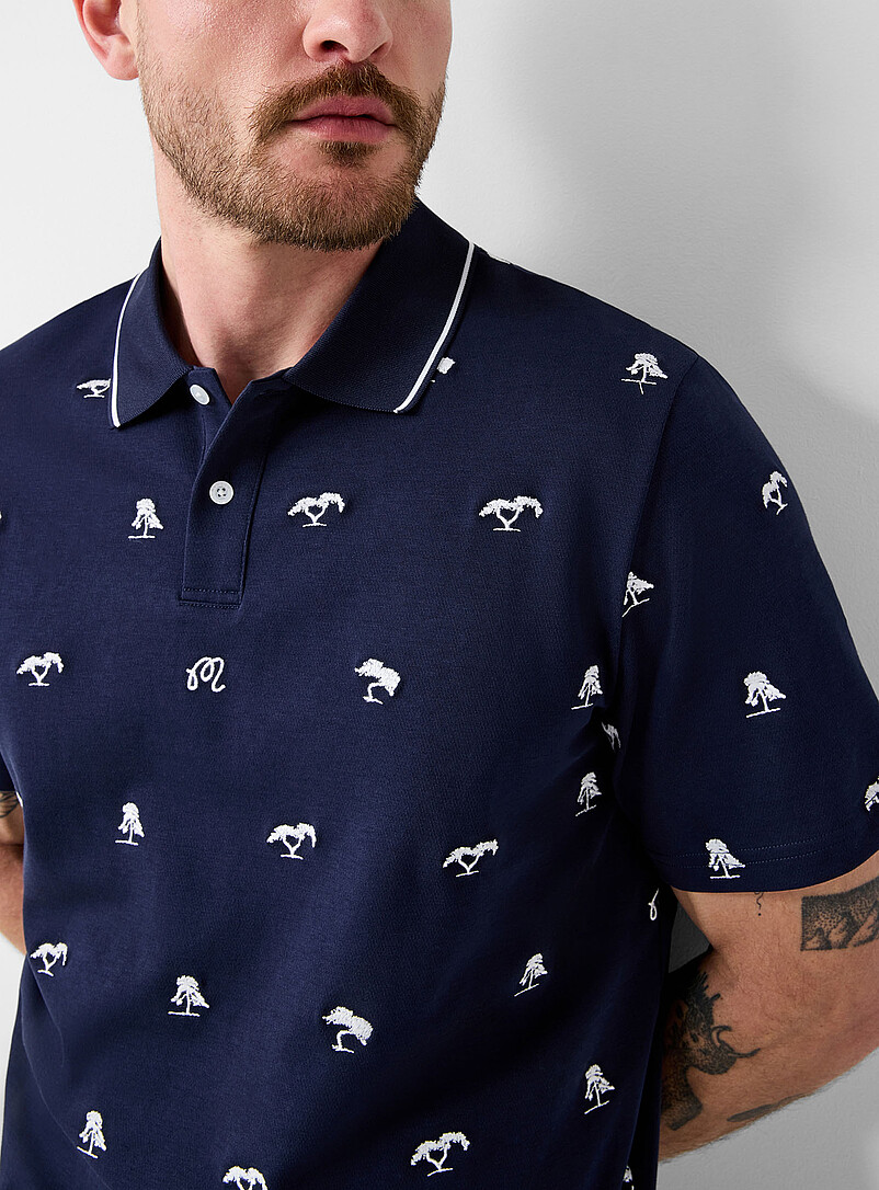 Torrey Pines embroidery golf polo product image 2