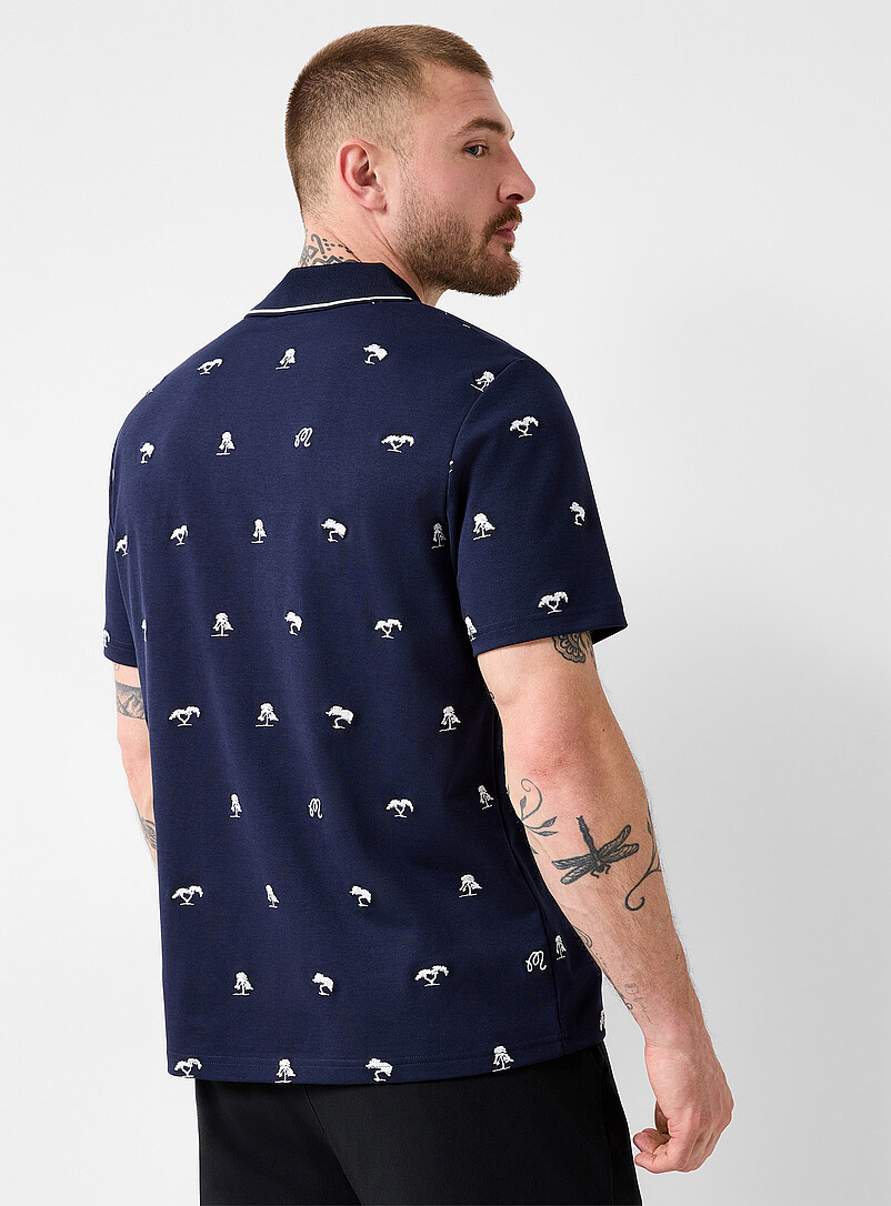 Torrey Pines embroidery golf polo product image 3