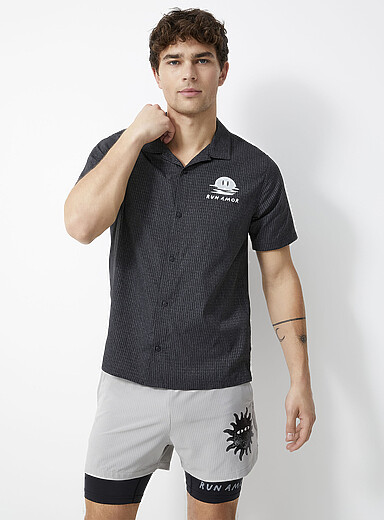 Bless Up Breathable Stretch Shirt - Beige
