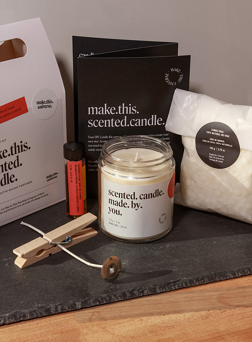 Make This Universe Floral & Smokey Scented candle-making kit For 2 candles