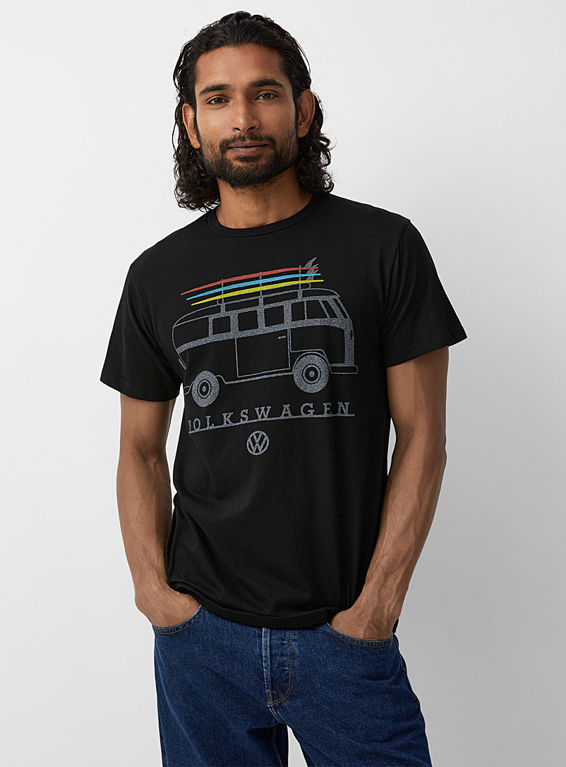 Le 31: Le t-shirt Westfalia Noir pour homme