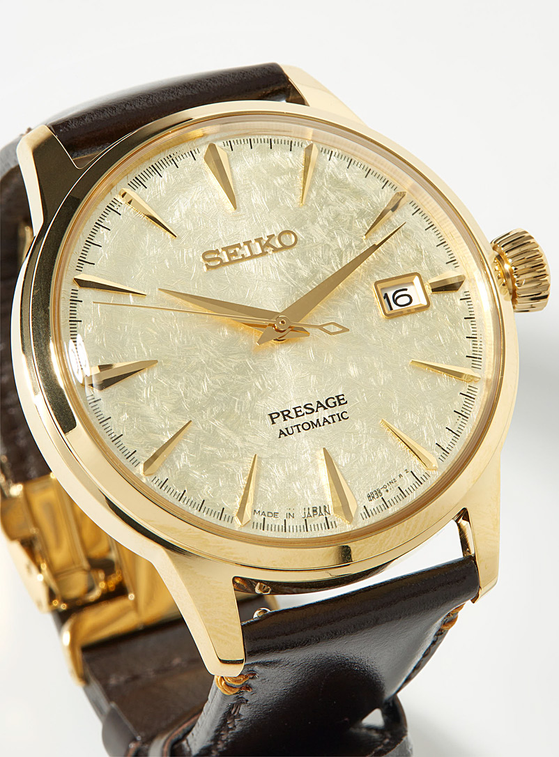 Presage Cocktail Time gold watch | Seiko | Mens Watches | Simons