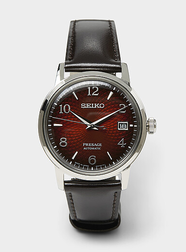 Presage red-dial watch | Seiko | Mens Watches | Simons