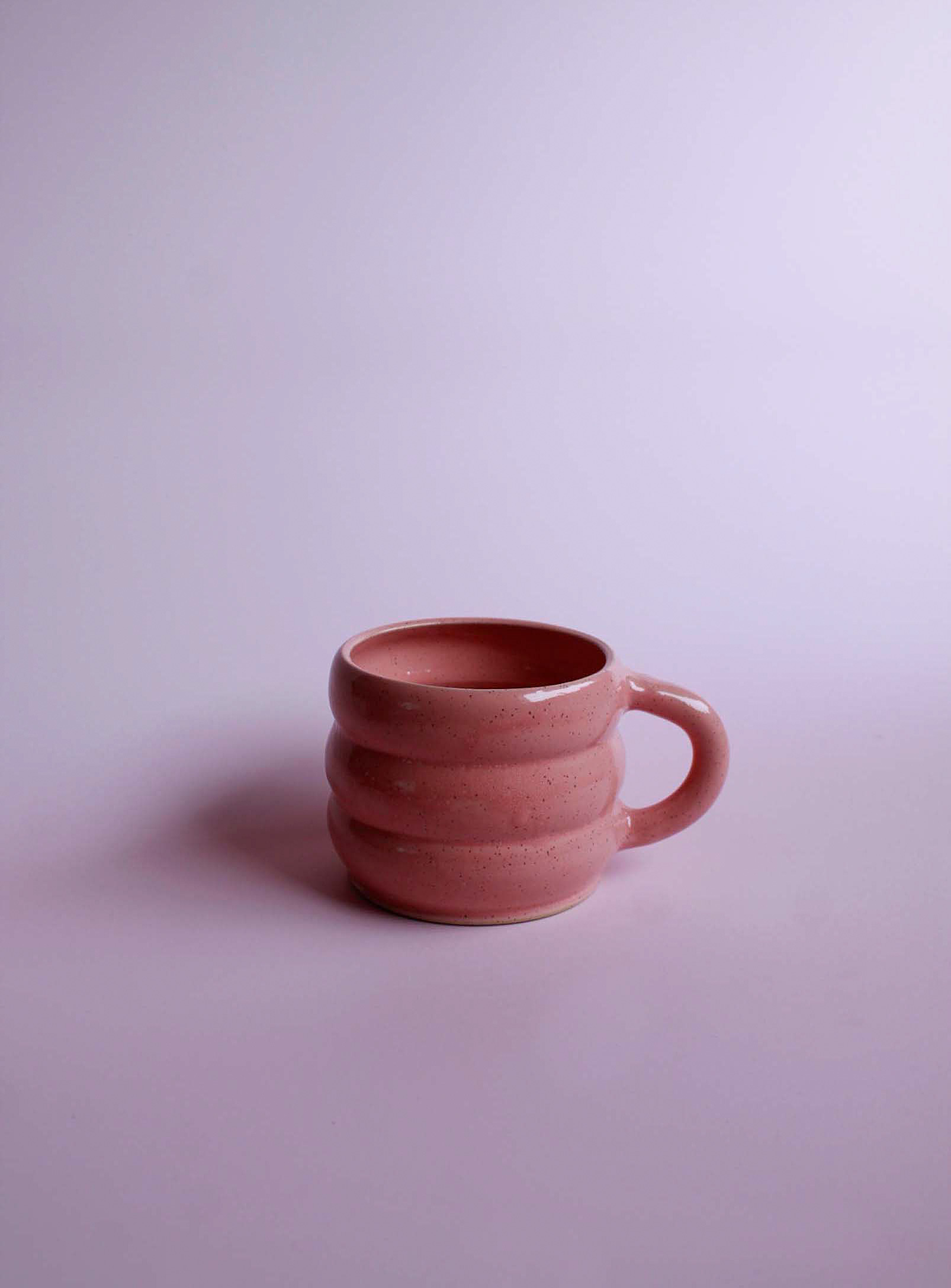 Stranger Studio Blug Speckled Mug In Pink