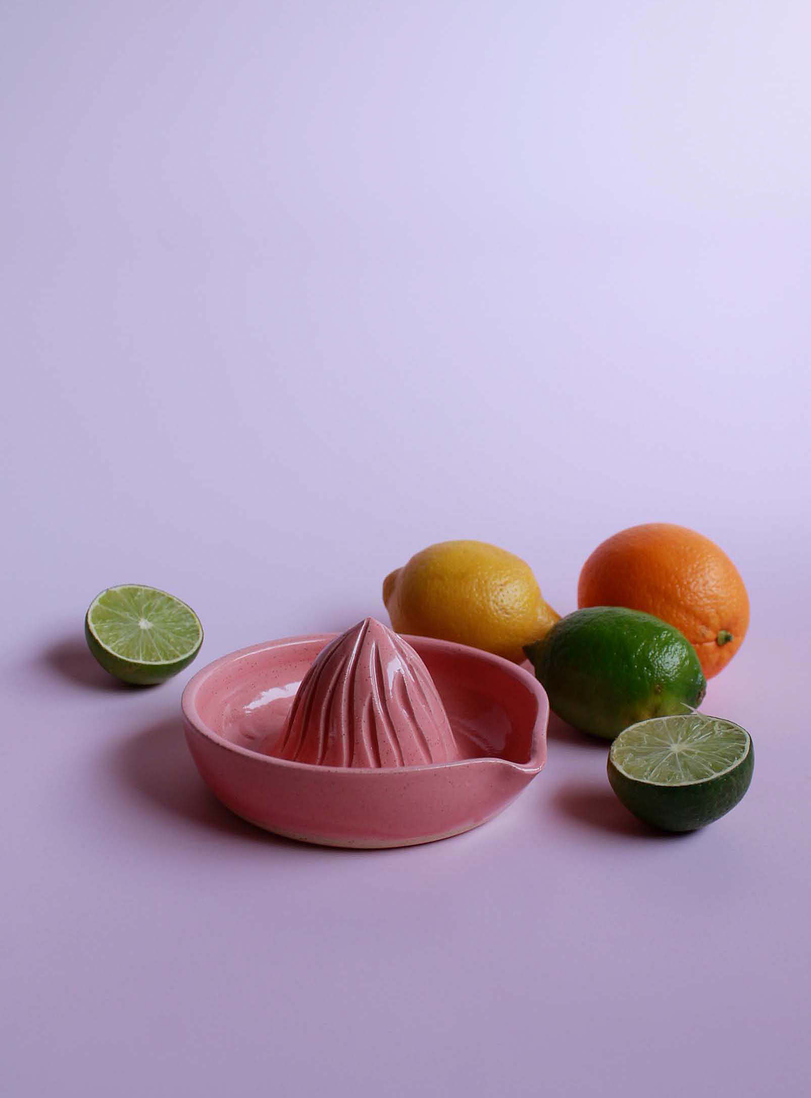 Stranger Studio Speckled Citrus Juicer In Pink