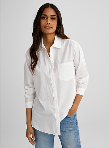 Sydney silky boyfriend shirt | Outerknown | Women%u2019s Shirts | Simons
