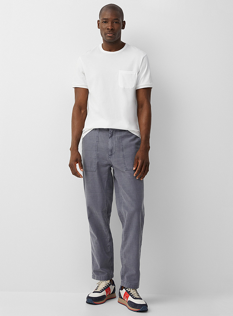 Outerknown Blue Voyager utility pant Straight fit for men