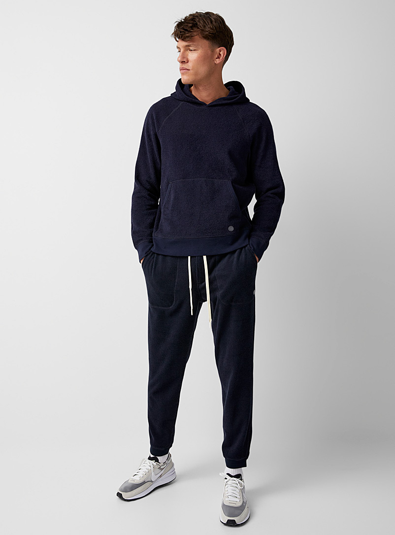 Outerknown Marine Blue Hightide terry joggers for men