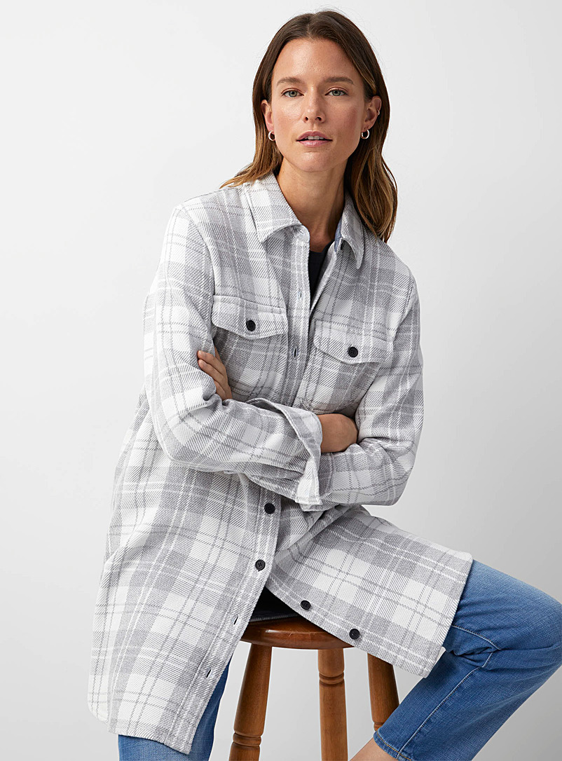 Outerknown Assorted grey  Blanket shirtdress for error