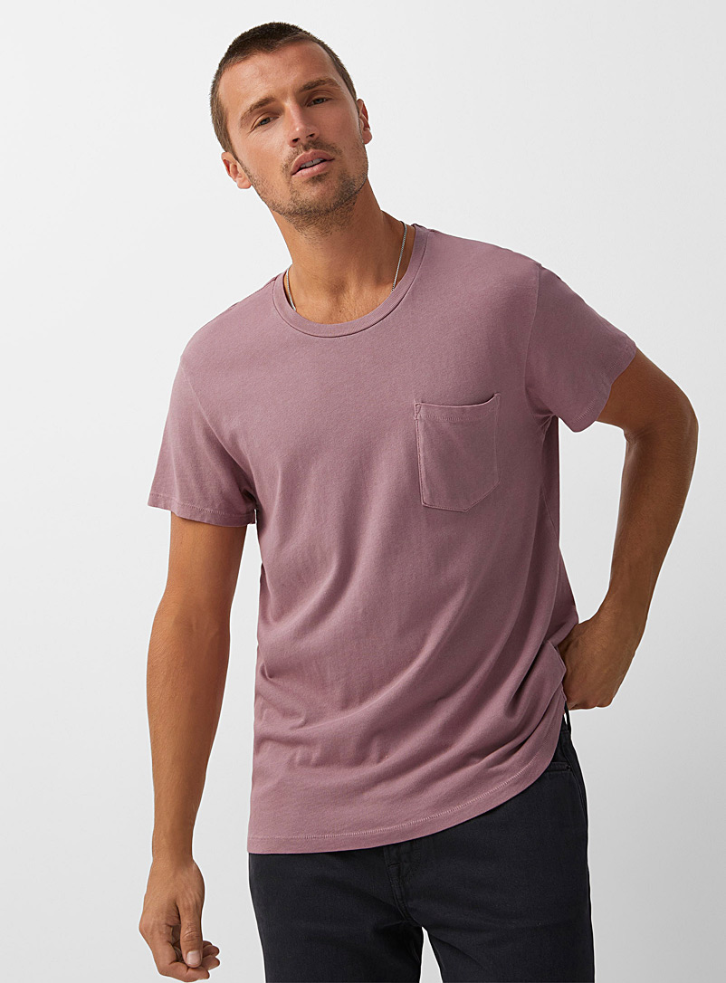 Outerknown Pink Groovy pocket T-shirt for error
