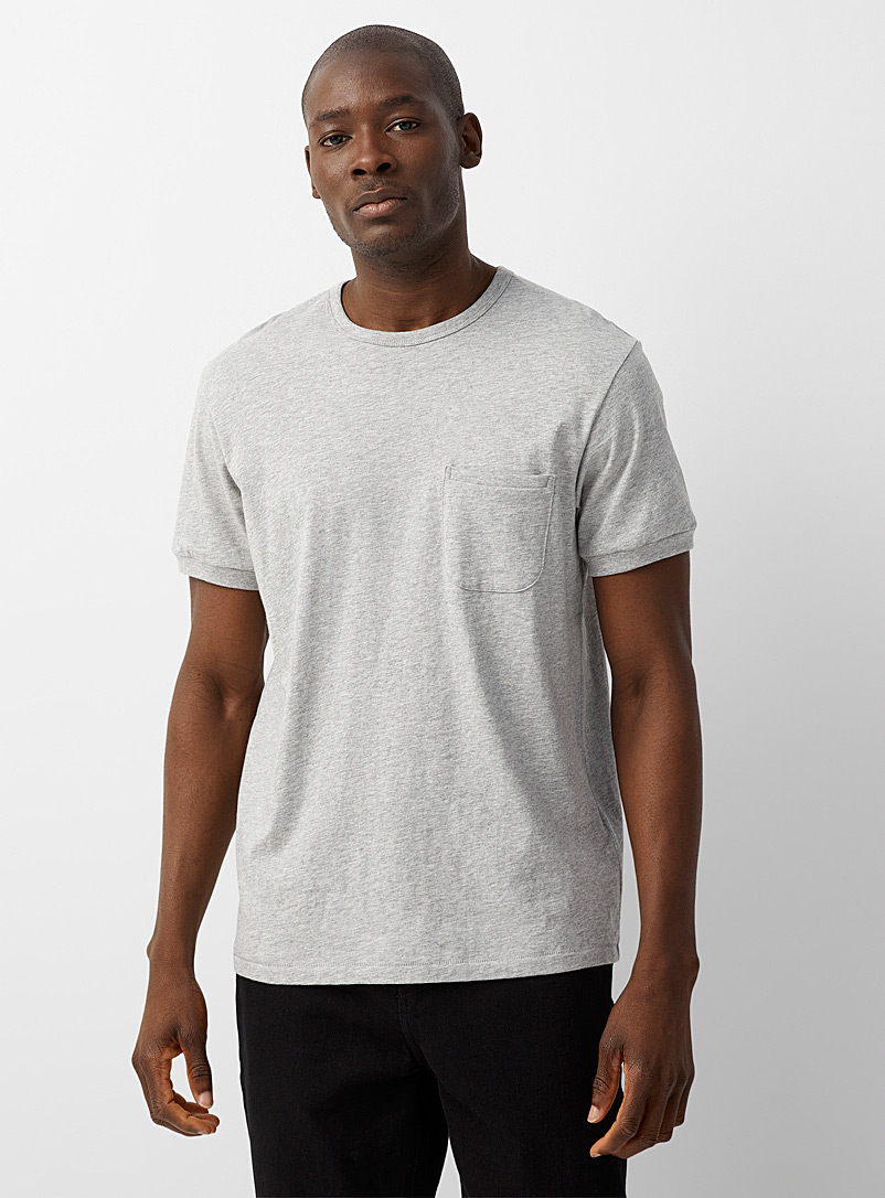 Patch-pocket Sojourn heathered T-shirt | Outerknown | Shop Logo Tees & Graphic T-Shirts | Simons