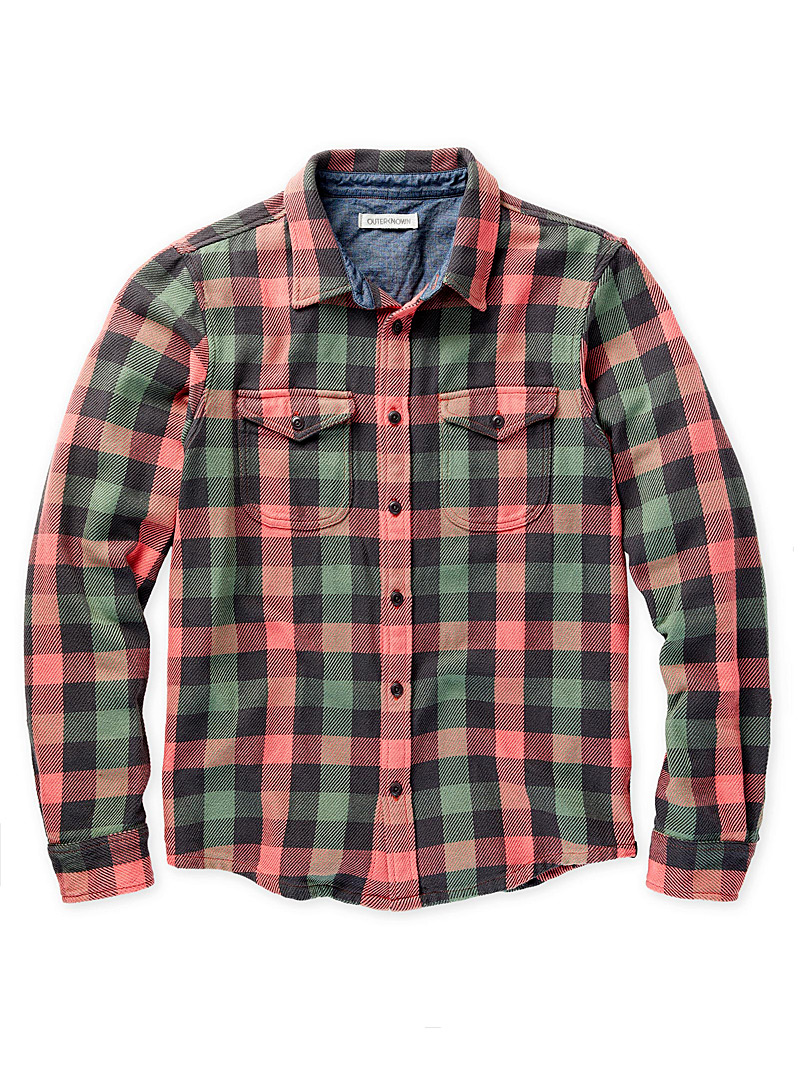 Outerknown Assorted red Check blanket shirt for error