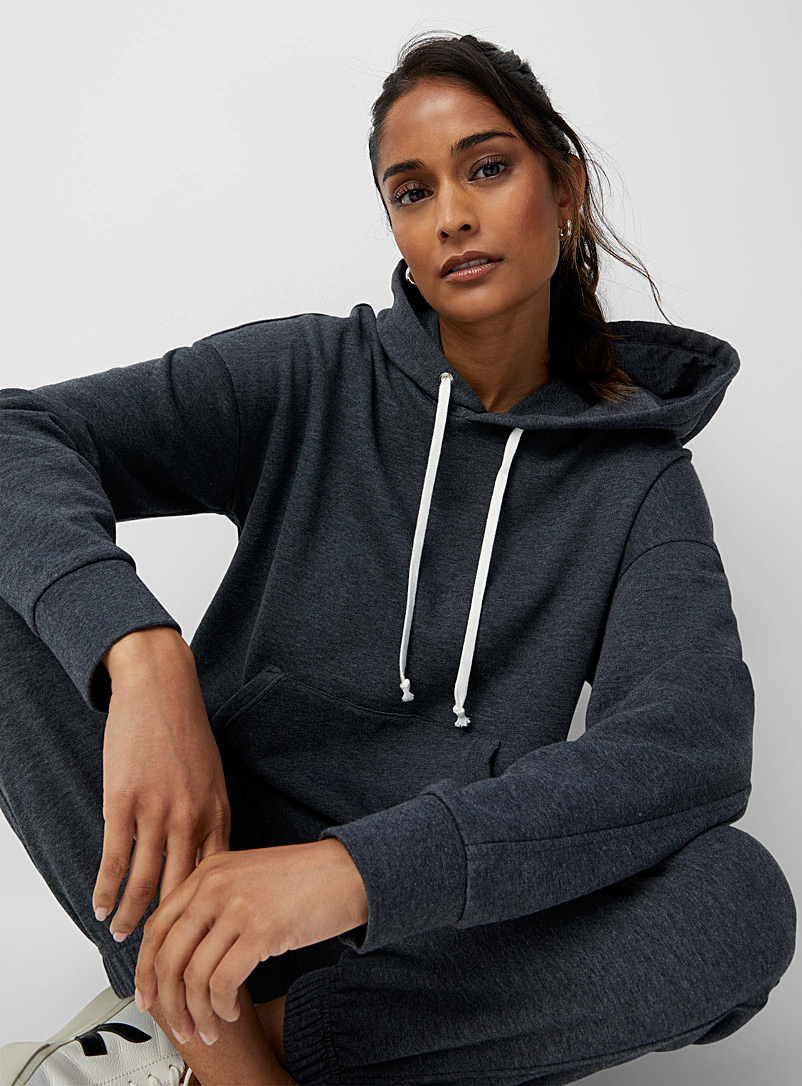 Grey Pull Over Hoodie - Organic Hooded Sweatshirt Gray - Fair Trade – West  Path