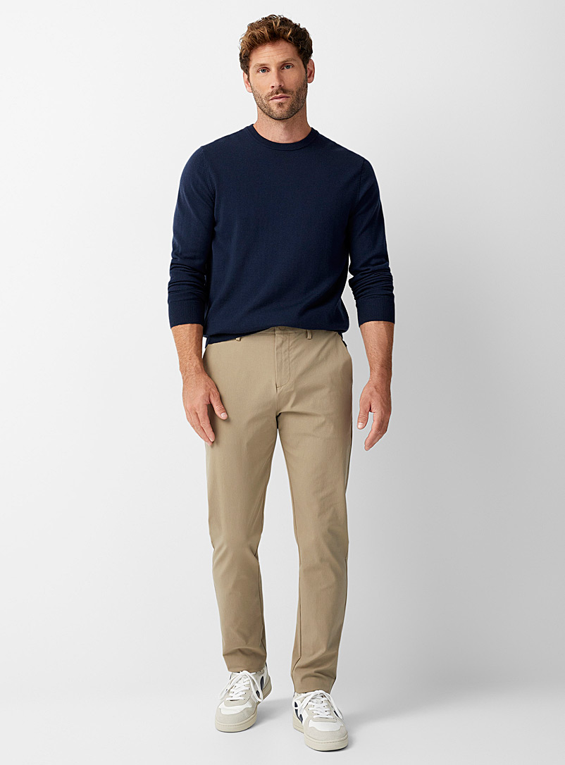 New Zealand Auckland Honey Stretch taupe chinos Slim fit for men