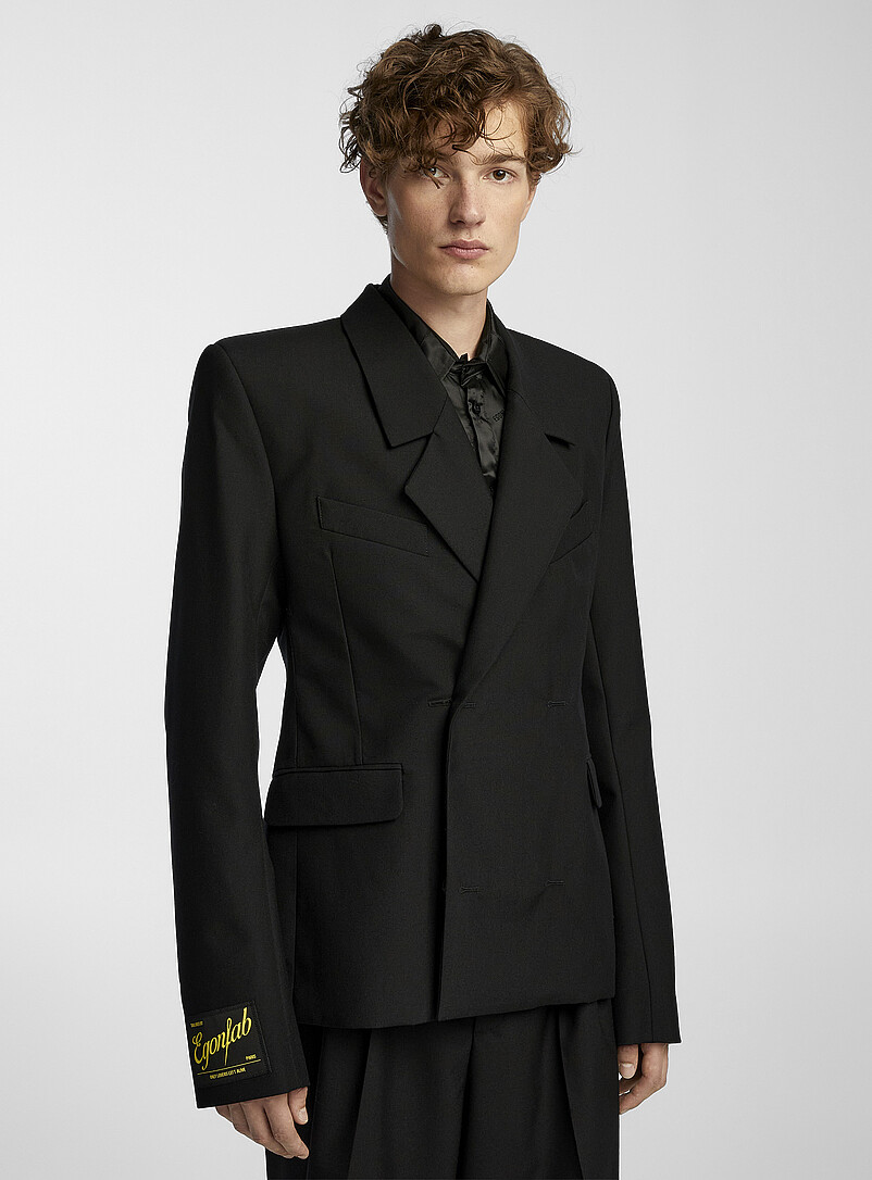 Structured Jacket Structured shoulders jacket | Egonlab | Shop Men's Designer Suits ...
