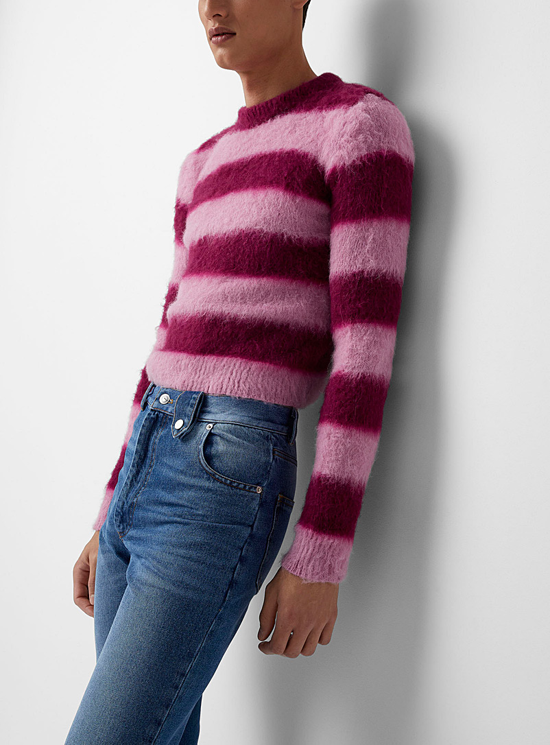 Egonlab Pink Freddy striped sweater for men