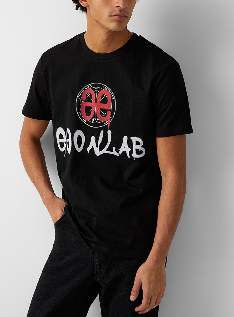 Egonlab: Le t-shirt Talisman Egonimati Noir pour homme
