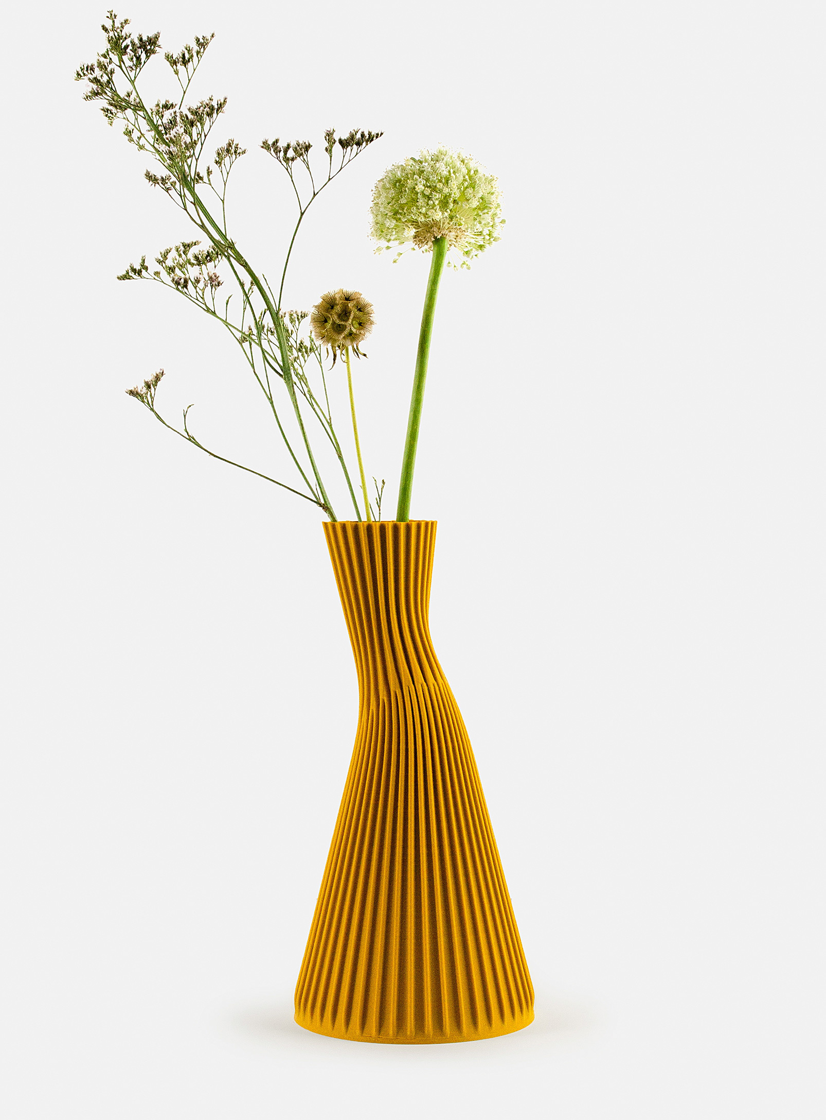 Cyrc. Conan Multiple Life Vase 26 Cm Tall In Golden Yellow