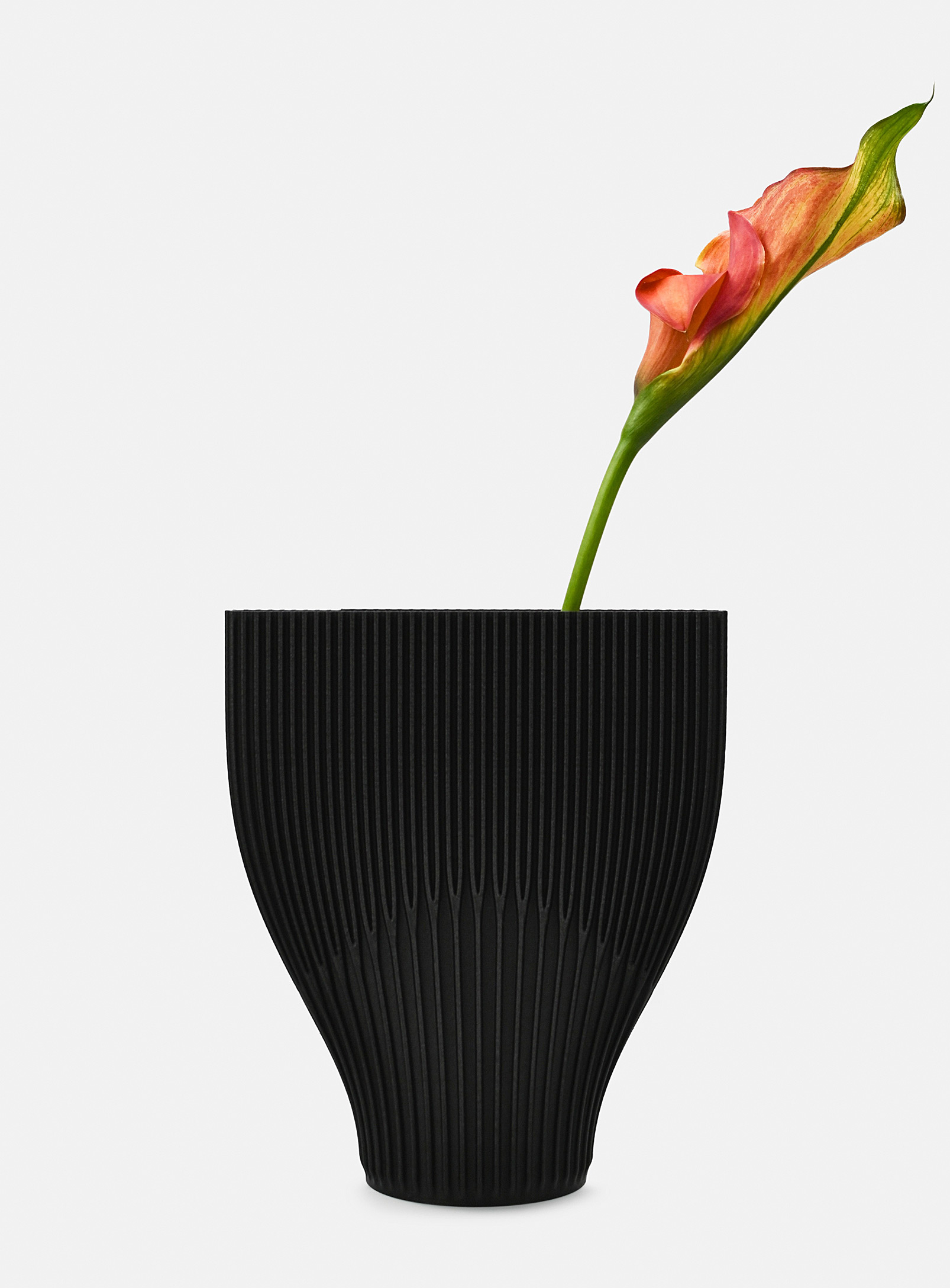 Cyrc. Fluke Multiple Life Vase 26 Cm Tall In Black