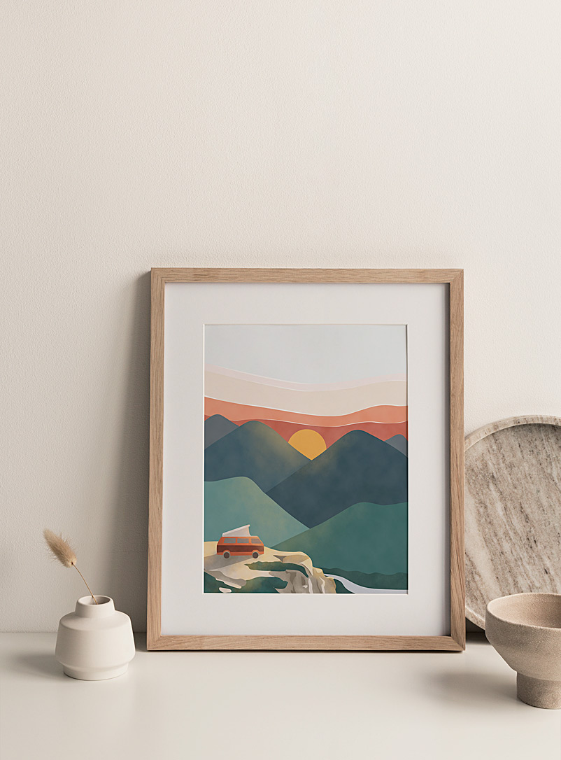Les barbos illustrations Assorted Golden hour art print 3 sizes available