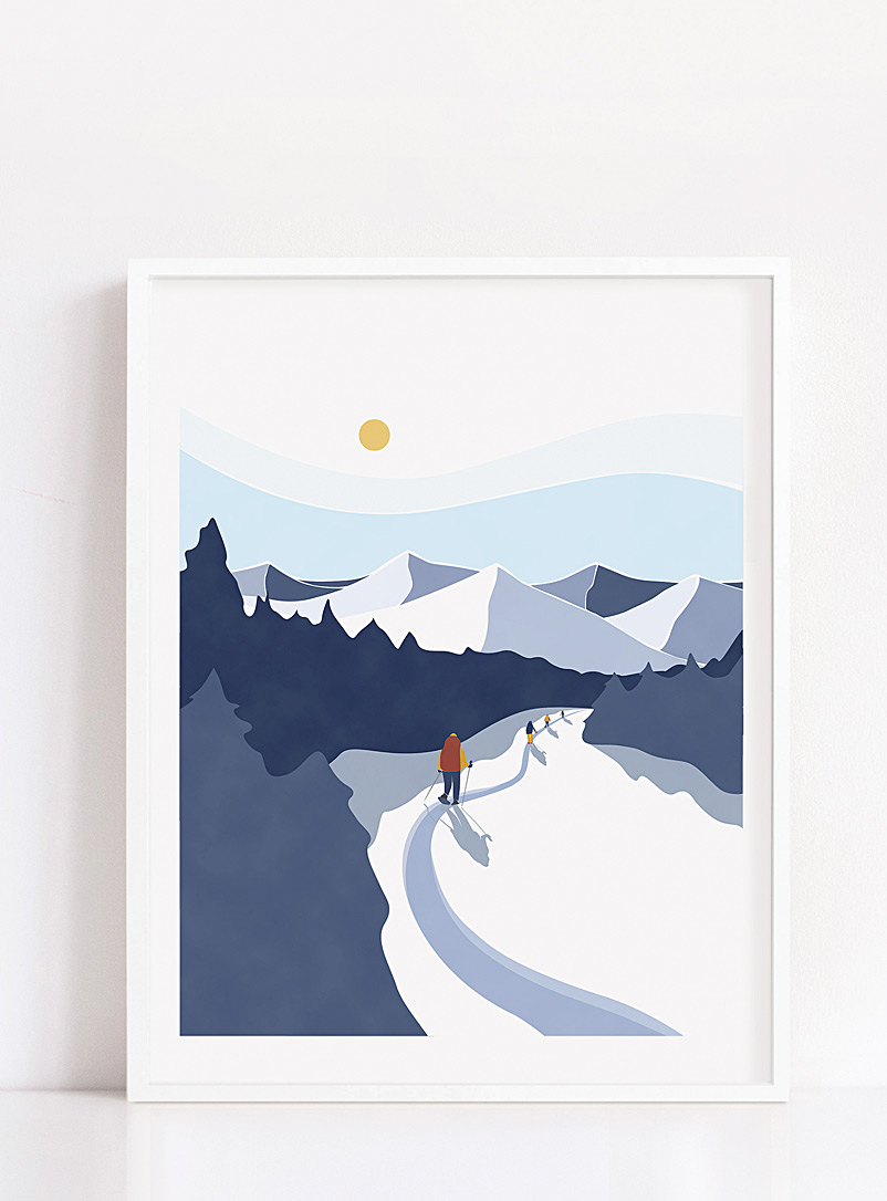 Les barbos illustrations Assorted  Long walk art print 3 sizes available