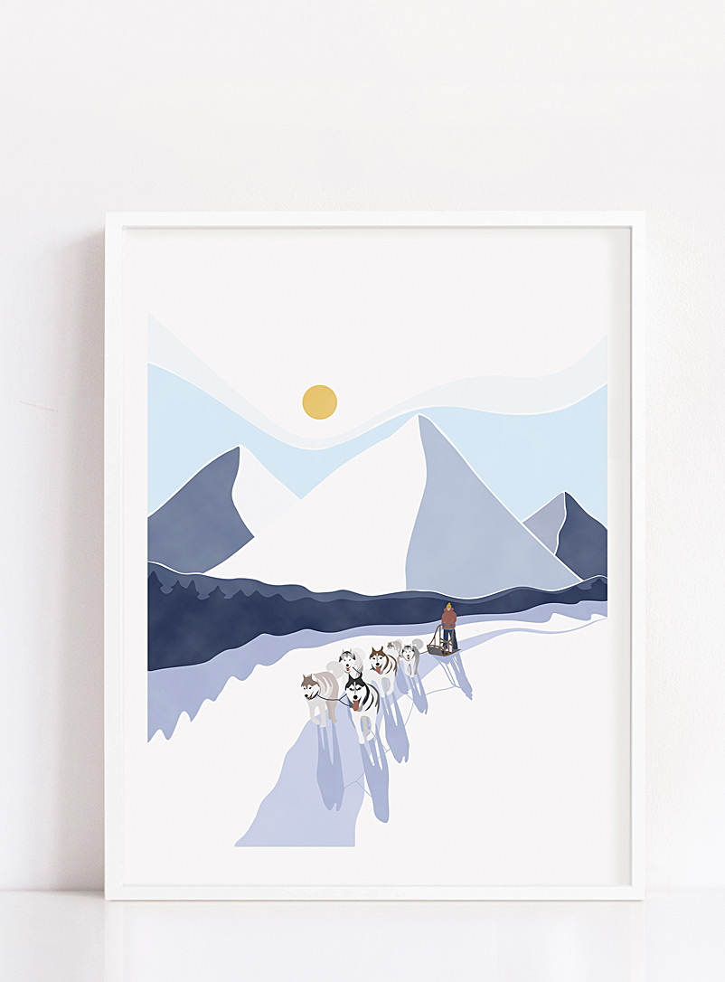 Les barbos illustrations Assorted Joys of winter art print 3 sizes available