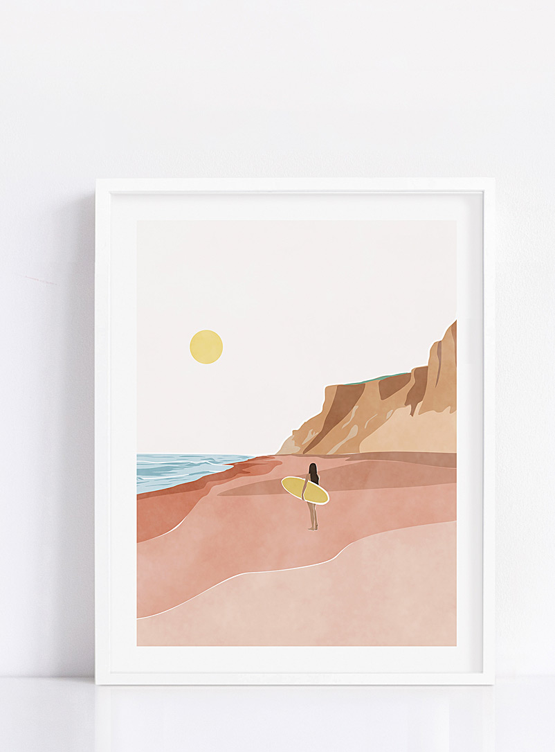 Les barbos illustrations Assorted Littoral art print See available sizes