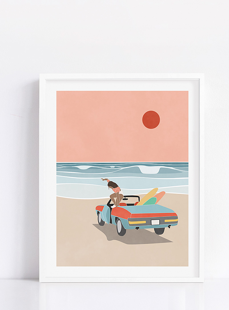 Les barbos illustrations Assorted Getaway art print See available sizes