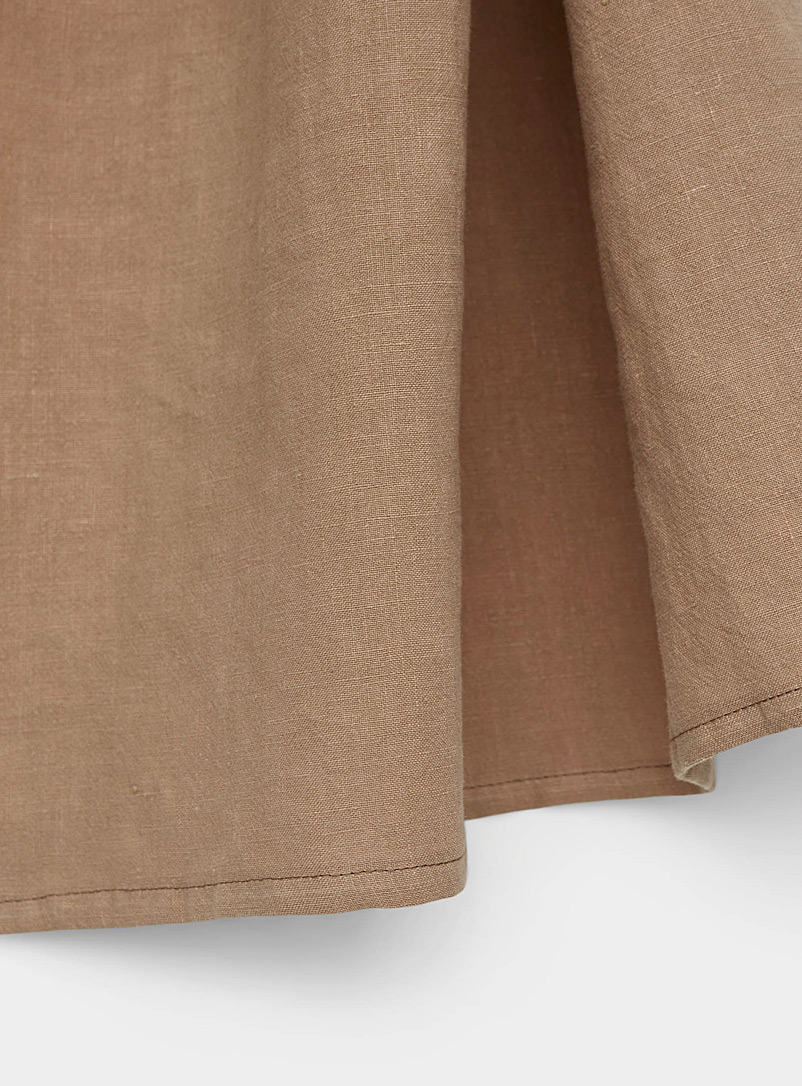 Casannita: Le ch&acirc;le pur lin Ivoire - Beige cr&egrave;me